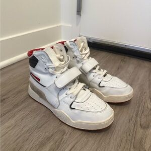 Isabel Marant High Top Distressed Sneakers
